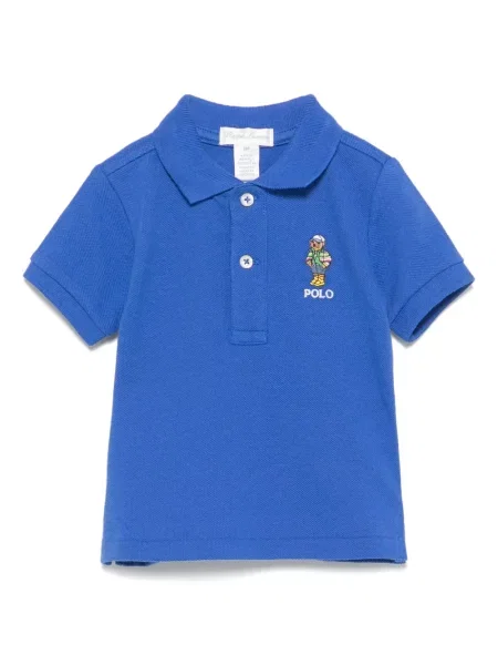 Koszulka polo dziecięca Polo Ralph Lauren niebieska