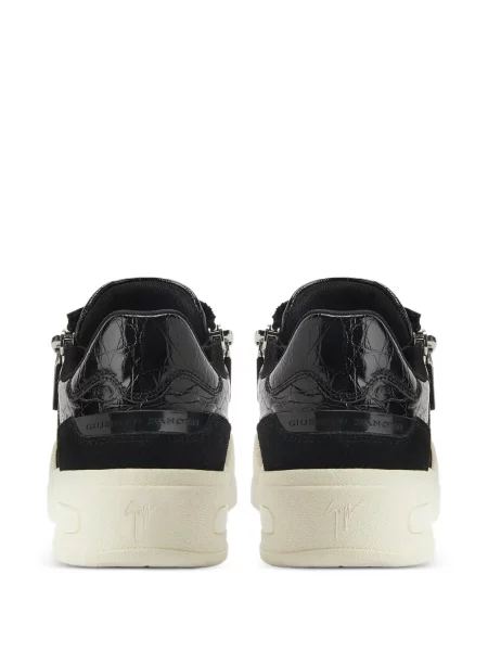 Sneakerși Giuseppe Zanotti cu imagine negru