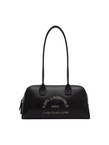 Karl Lagerfeld torebka tote skórzana czarna