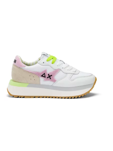 Sneakersy Sun68 białe
