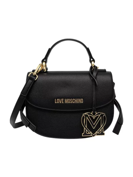 Love Moschino torebka crossbody z imitacji skóry czarna