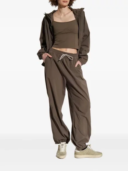 Pantaloni Rethinkit Studios alergare cu cordon maro