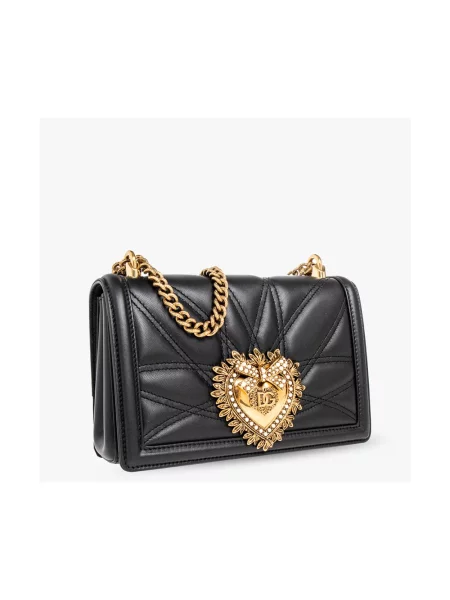 Torebka Dolce And Gabbana skórzana czarna