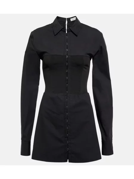 Dzianinowa sukienka Dion Lee czarna