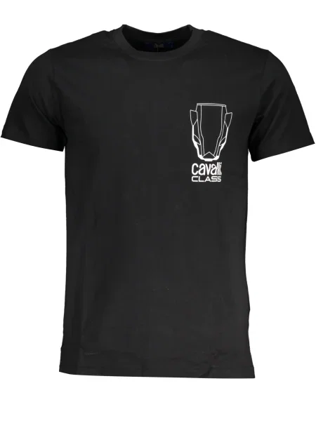 Tricou Cavalli Class scurt negru