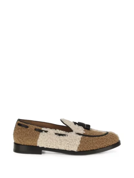 Pantofi loafer Fratelli Rossetti din piele de oaie maro