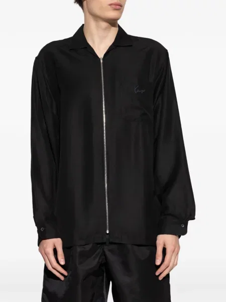 Cămașă Kenzo cu broderie negru