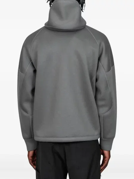 Hanorac cu glugă Stone Island cu strasuri gri
