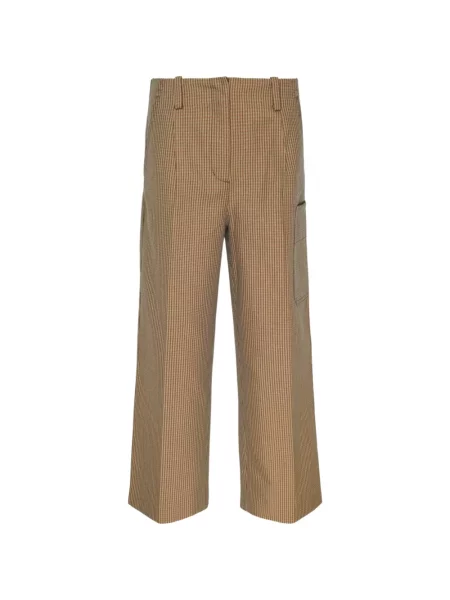 Pantaloni 3.1 Phillip Lim din tweed maro