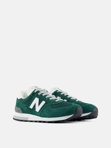 Замшеві Жіночі Кросівки повсякденні New Balance зелений
