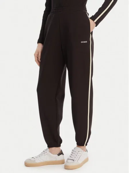 Guess Spodnji del trenirke Rjava črna