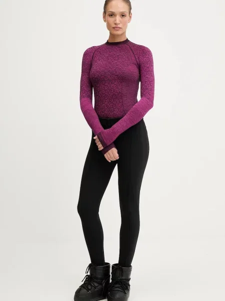 Вовняна термобілизна Newland з круглим вирізом рожева