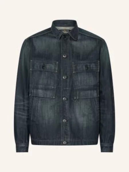 G-Star Džínová Bunda Mosa modrá