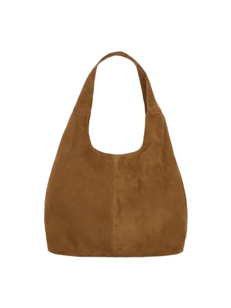 Shopperka Btfcph zamszowa brązowa