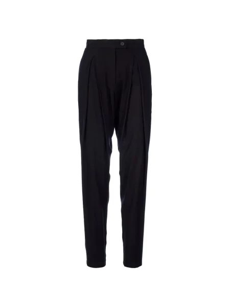 Pantaloni Tessitura conici negru
