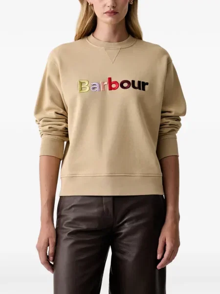 Pulover Barbour cu broderie