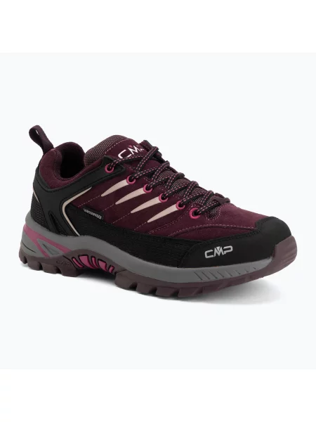 Încălțăminte de trekking pentru copii CMP Rigel Low Waterproof black berry/amaranto negru