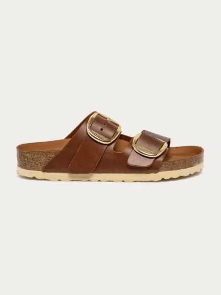 Pantofi Birkenstock cu cataramă maro