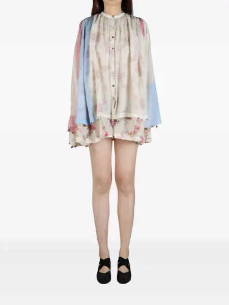 Koszula Pero w kwiatki z nadrukiem