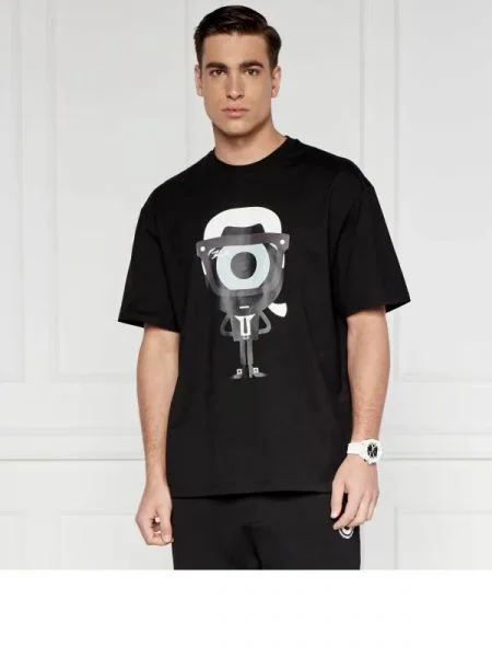Karl Lagerfeld Póló | Relaxed fit fekete