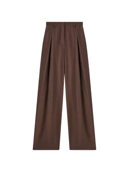 Pantaloni Retori de lână maro