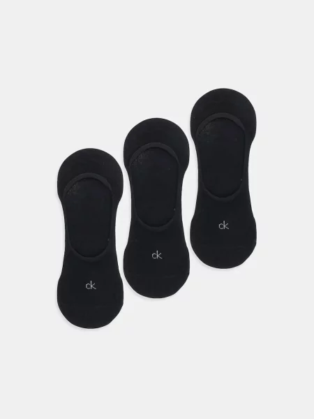 Чорапи Calvin Klein 3 чифта черно