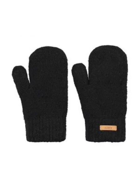 Barts Rukavice sa spojenim prstima devine dlake camel / crna