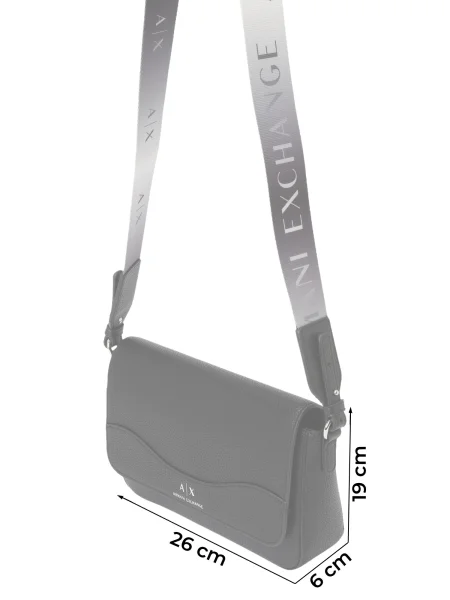 Geanta crossbody Armani Exchange negru