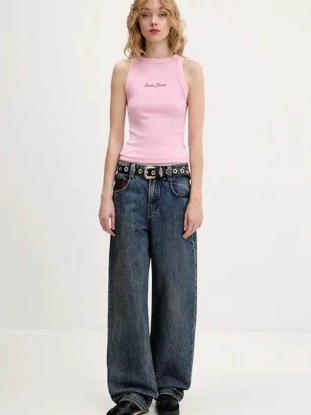 Топ Guess Jeans рожевий