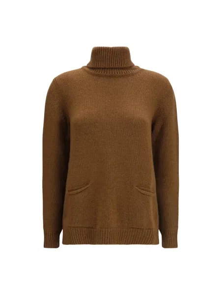 Sweter Adidas By Stella Mccartney brązowy