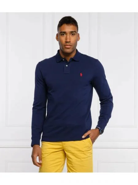 POLO RALPH LAUREN Tenisz póló | Custom slim fit kék