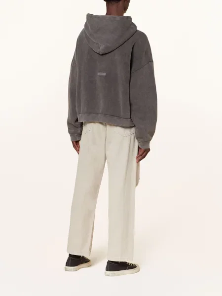 Acne Studios Bluza Z Kapturem Oversize grau szara