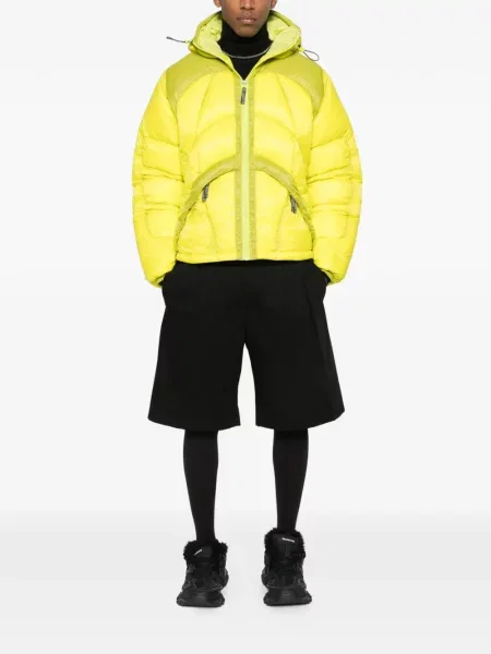 Geacă Adidas cu glugă galben