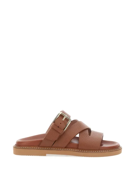 Сандали Pollini без ток с катарама кафяво