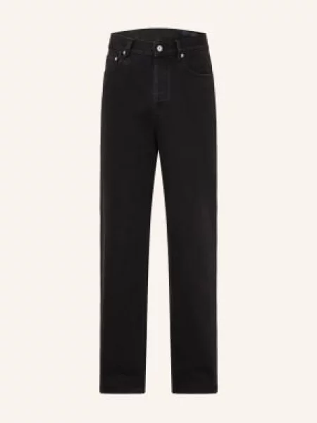 Jacquemus Džíny Le Paysan Regular Fit black černé
