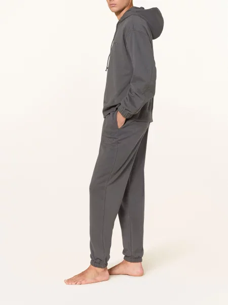 Calvin Klein Pohodlné Domácí Tepláky Cotton Terry Blend tmavě šedá