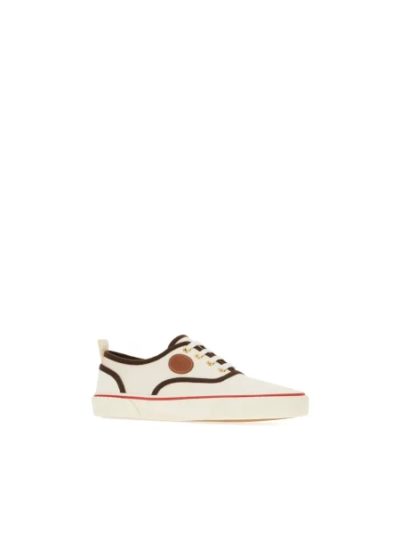Lniane sneakersy Valentino Garavani białe