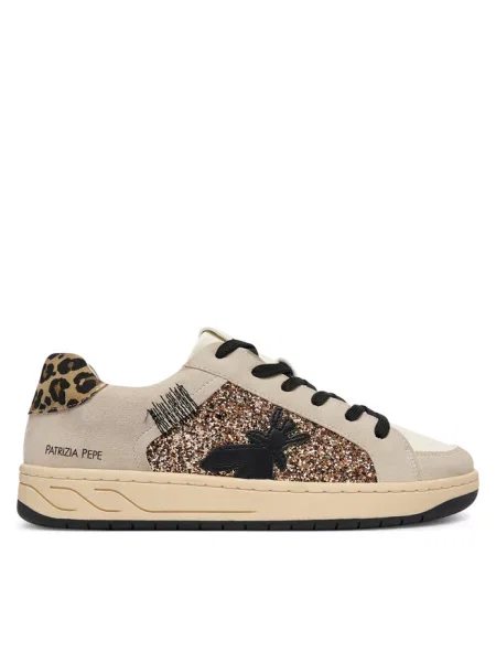 Sneakersy Patrizia Pepe beżowe