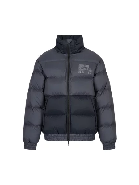 Kurtka puchowa Armani Exchange niebieska