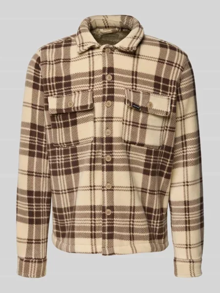 Koszula casualowa o kroju regular fit z kołnierzykiem typu kent model ‘BAKI’ Blend beżowa