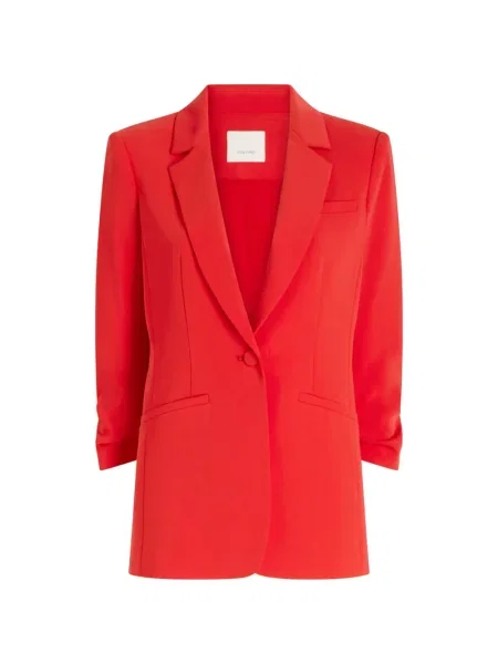 Marynarka Cinq A Sept z krepy czerwona