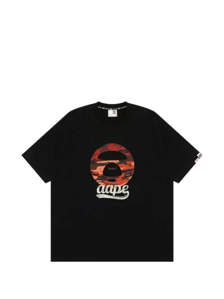 Tricou Aape By A Bathing Ape cu imagine negru