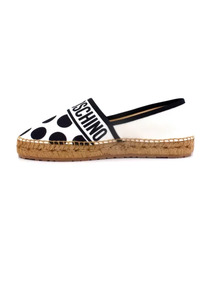 Espadryle Love Moschino białe