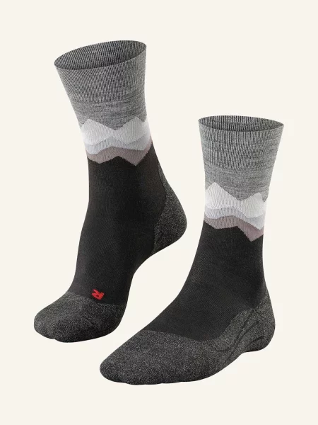 Falke Trekingové Ponožky black černé