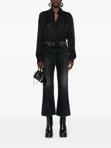 Platėjantys džinsai Givenchy juoda
