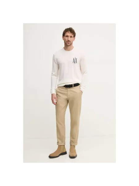 Sweter Armani Exchange beżowy