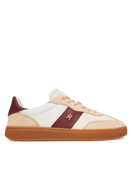 Sneakerși Tommy Hilfiger bej