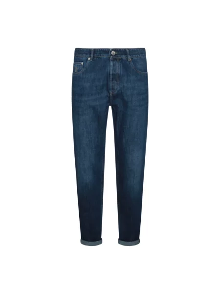 Jeansy Brunello Cucinelli niebieskie