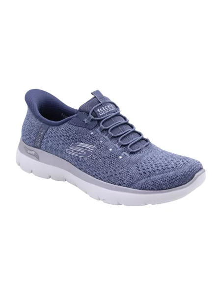 Sneakersy Skechers niebieskie