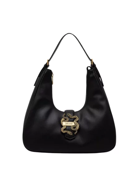 Just Cavalli torebka hobo czarna